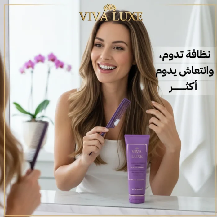 Shampooing Traitant Anti-Pelliculaire Viva Luxe à la Lavande – Solution Cuir Chevelu Sain